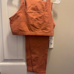 Mate the Label Sports Bra and Leggings Set size XL. New with tags